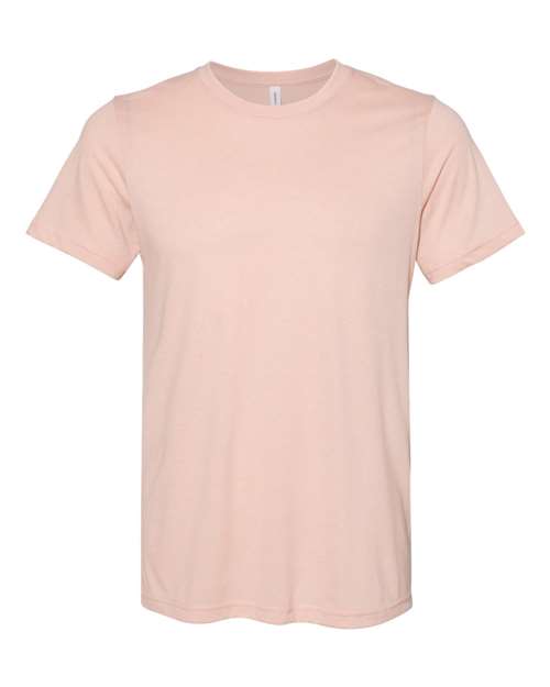 Heather Peach - BELLA + CANVAS 3301 - Size: S
