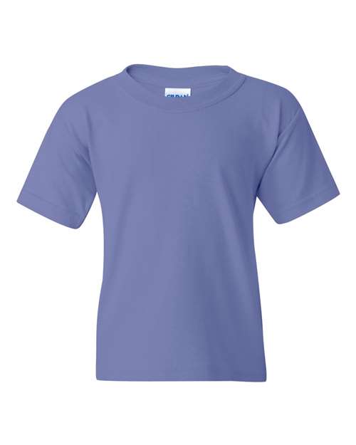 Violet - Gildan - Gildan 5000B - Size: L