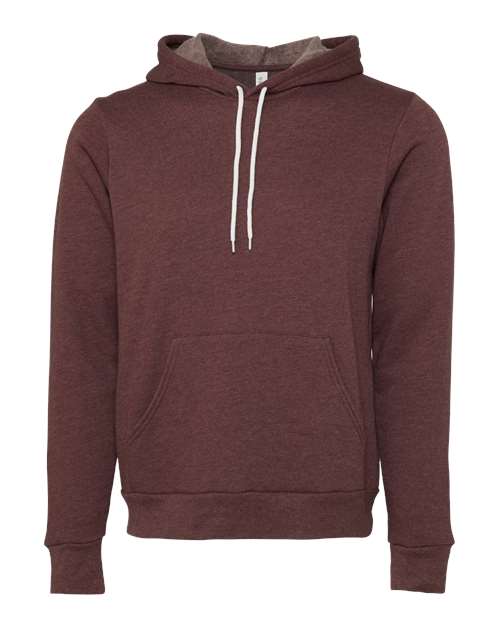 Heather Maroon - BELLA + CANVAS 3719 - Size: L