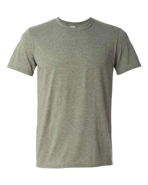 Heather Military Green - Gildan - Gildan 64000 - Size: 2XL