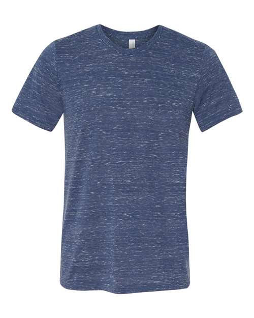 Navy Marble - BELLA + CANVAS 3650 - Size: M