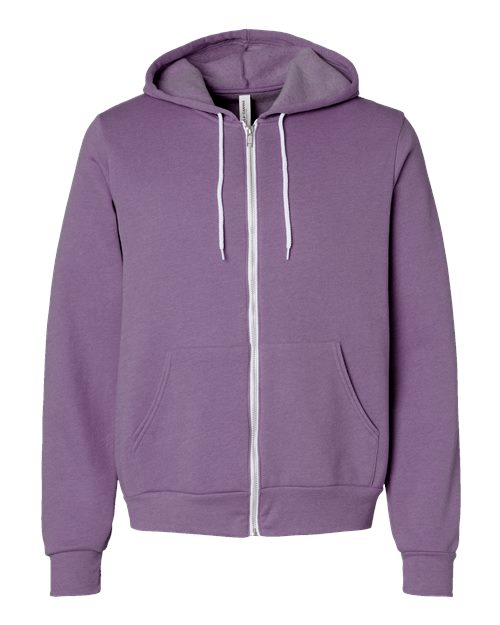 Heather Team Purple - BELLA + CANVAS 3739 - Size: 2XL