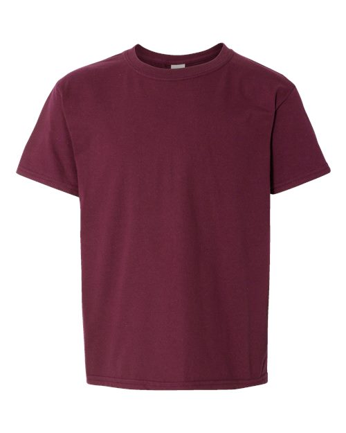 Maroon - Gildan - Gildan 64000B - Size: L