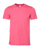 Heather Charity Pink - BELLA + CANVAS 3001CVC - Size: L