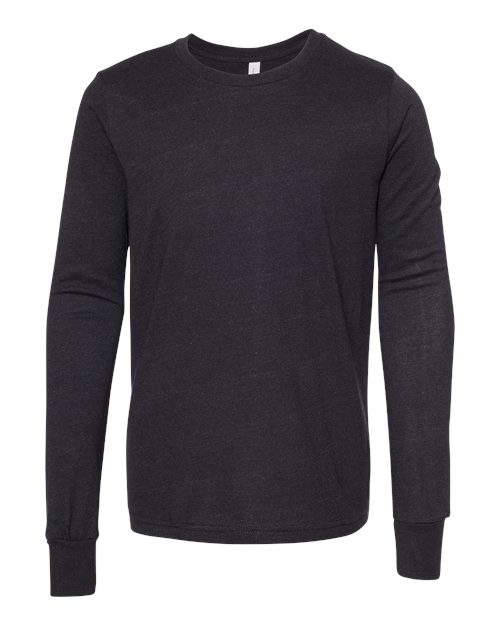 Black Heather - BELLA + CANVAS 3501YCVC - Size: L