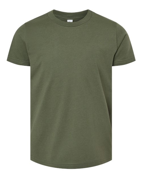 Military Green - BELLA + CANVAS 3001Y - Size: L