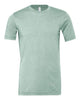 Heather Prism Dusty Blue - BELLA + CANVAS 3001CVC - Size: 2XL