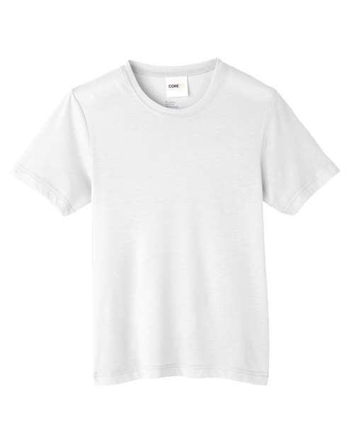 White - CORE365 CE111Y - Size: L