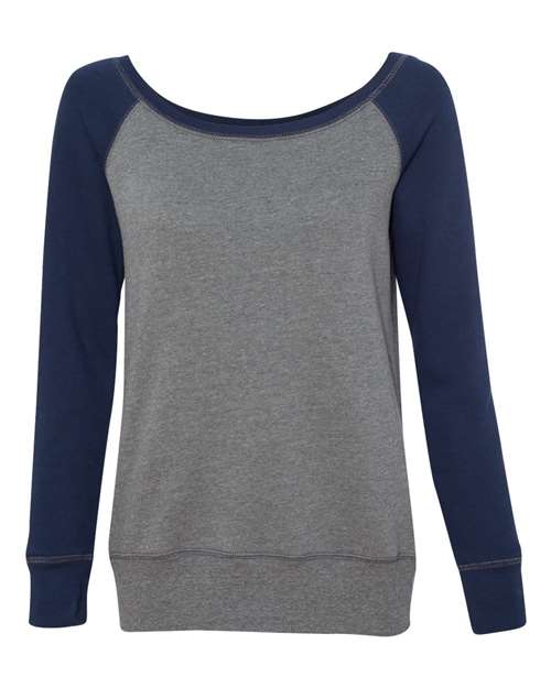 Deep Heather/ Navy - BELLA + CANVAS 7501 - Size: S
