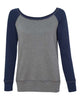 Deep Heather/ Navy - BELLA + CANVAS 7501 - Size: S