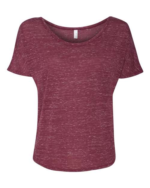 Maroon Marble - BELLA + CANVAS 8816 - Size: M