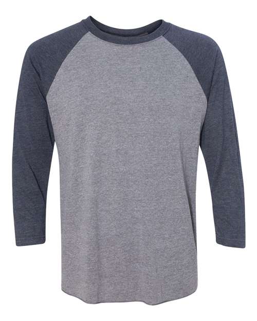 Vintage Navy Sleeves/ Premium Heather Body - Next Level - Next Level 6051 - Size: 2XL