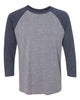 Vintage Navy Sleeves/ Premium Heather Body - Next Level - Next Level 6051 - Size: 2XL