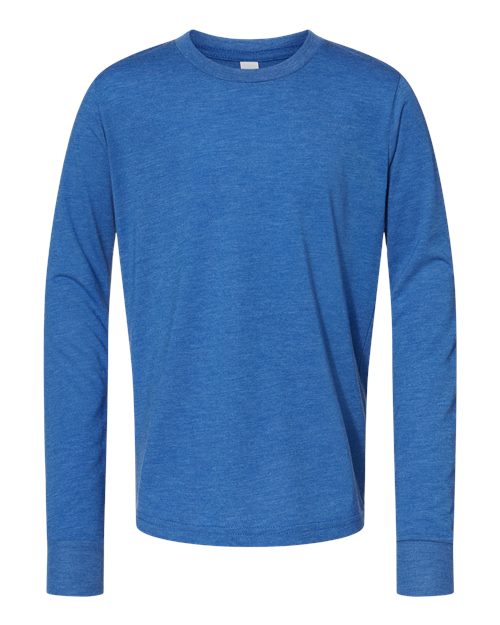 True Royal Triblend - BELLA + CANVAS 3513Y - Size: L