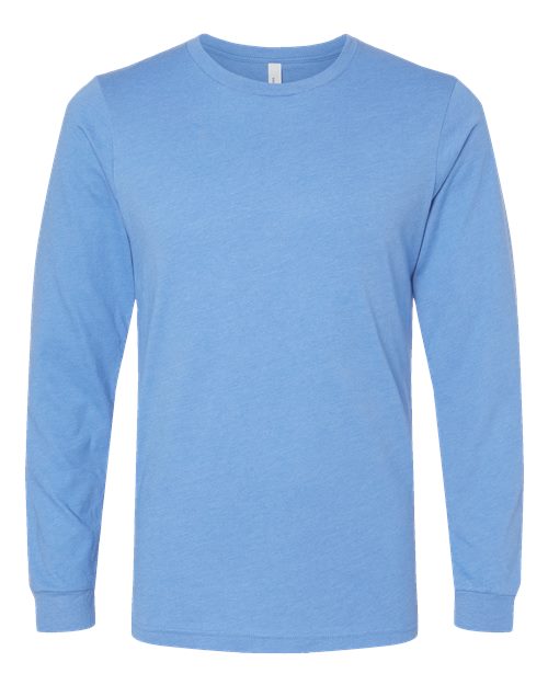 Heather Carolina Blue - BELLA + CANVAS 3501CVC - Size: 2XL