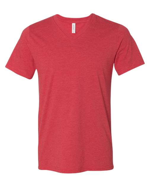 Heather Red - BELLA + CANVAS 3005CVC - Size: 2XL