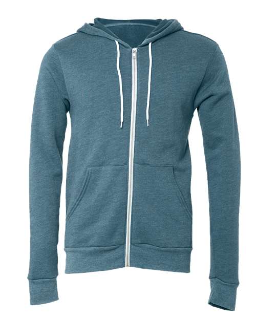 Heather Deep Teal - BELLA + CANVAS 3739 - Size: 2XL