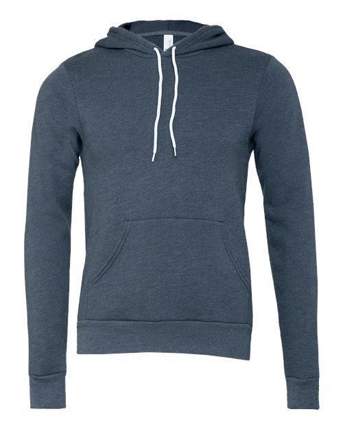 Heather Navy - BELLA + CANVAS 3719 - Size: 2XL
