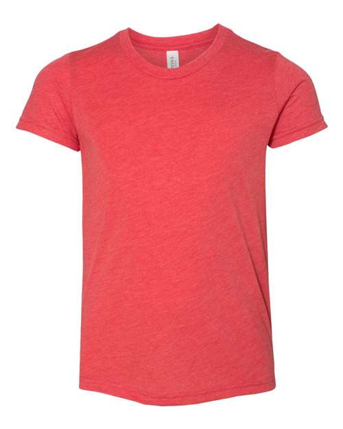 Red Triblend - BELLA + CANVAS 3413Y - Size: M