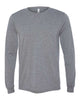Grey Triblend - BELLA + CANVAS 3513 - Size: S