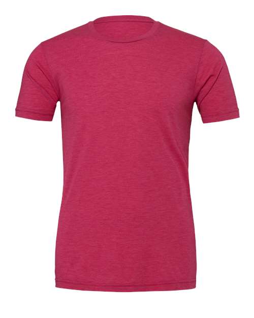 Heather Raspberry - BELLA + CANVAS 3001CVC - Size: 2XL