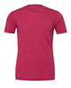 Heather Raspberry - BELLA + CANVAS 3001CVC - Size: 2XL