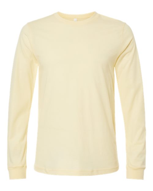 Heather French Vanilla - BELLA + CANVAS 3501CVC - Size: L