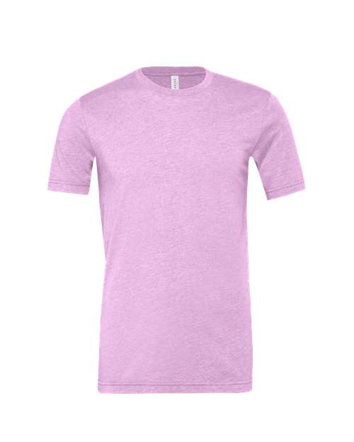 Heather Prism Lilac - BELLA + CANVAS 3001CVC - Size: 2XL