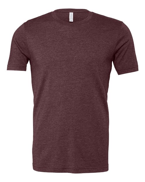 Heather Maroon - BELLA + CANVAS 3001CVC - Size: 2XL