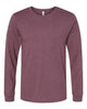 Heather Maroon - BELLA + CANVAS 3501CVC - Size: S