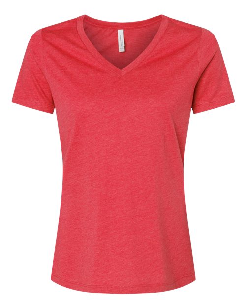 Heather Red - BELLA + CANVAS 6405CVC - Size: S