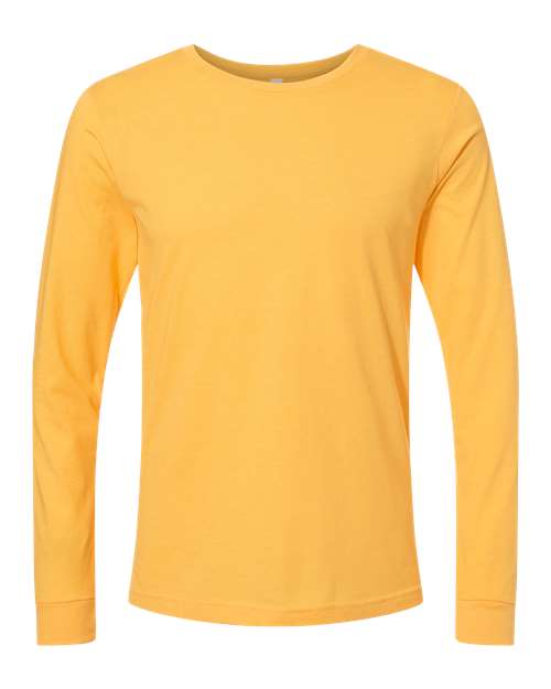 Heather Yellow Gold - BELLA + CANVAS 3501CVC - Size: S