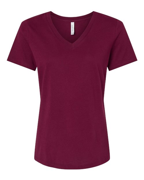 Maroon - BELLA + CANVAS 6405 - Size: L