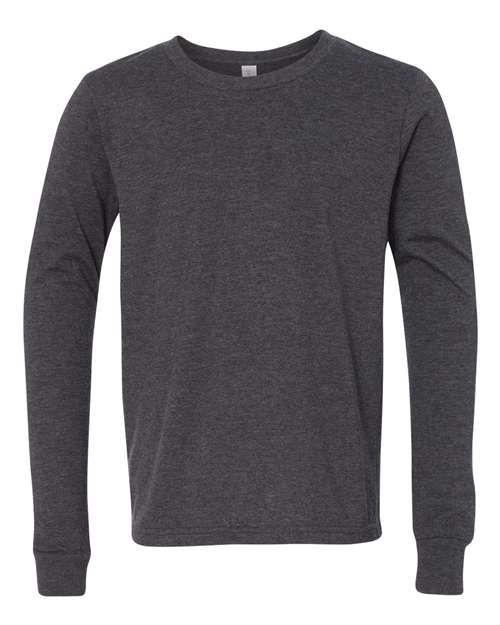 Dark Grey Heather - BELLA + CANVAS 3501YCVC - Size: L