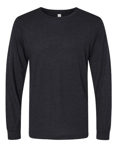Black Heather Triblend - BELLA + CANVAS 3513 - Size: 2XL