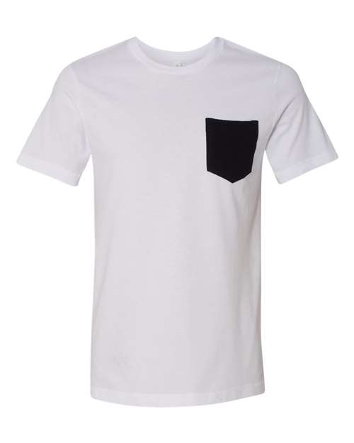 White/ Black - BELLA + CANVAS 3021 - Size: S