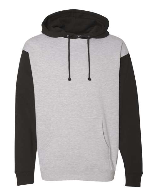 Grey Heather/ Black - Independent Trading Co. - Independent Trading Co. IND4000 - Size: 2XL