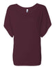 Maroon - BELLA + CANVAS 8821 - Size: S