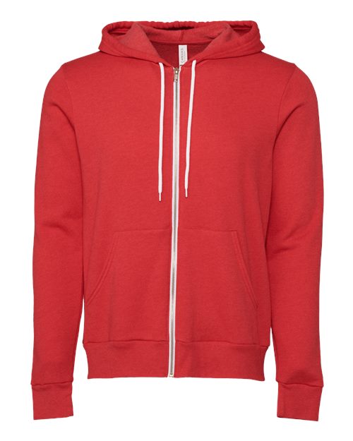 Heather Red - BELLA + CANVAS 3739 - Size: 2XL