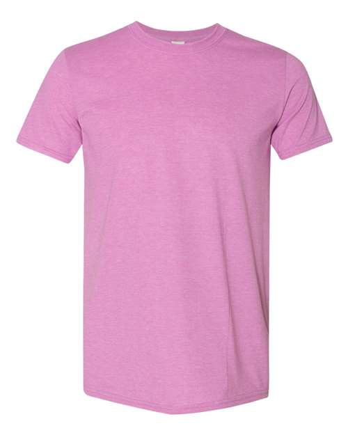 Heather Radiant Orchid - Gildan - Gildan 64000 - Size: 2XL