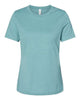 Heather Blue Lagoon - BELLA + CANVAS 6400CVC - Size: S