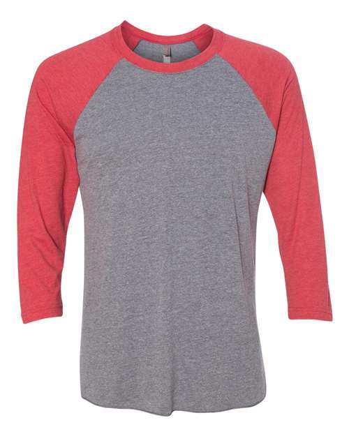 Vintage Red Sleeves/ Premium Heather Body - Next Level - Next Level 6051 - Size: 2XL