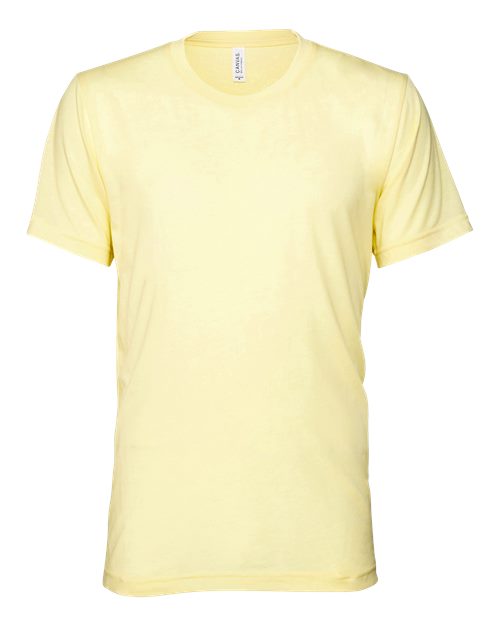 Pale Yellow Triblend - BELLA + CANVAS 3413 - Size: M
