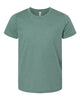 Heather Dusty Blue - BELLA + CANVAS 3001YCVC - Size: L