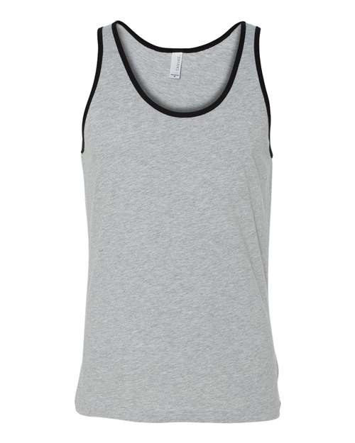 Athletic Heather/ Black - BELLA + CANVAS 3480 - Size: 2XL