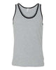 Athletic Heather/ Black - BELLA + CANVAS 3480 - Size: 2XL