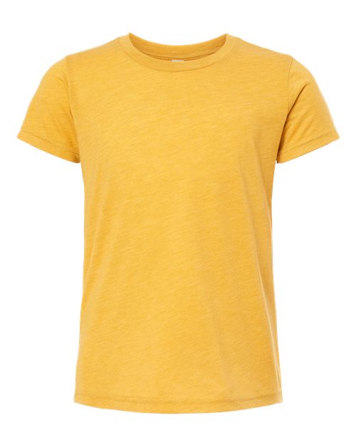 Mustard Triblend - BELLA + CANVAS 3413Y - Size: L