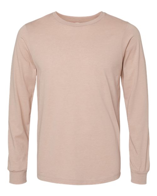 Heather Pink Gravel - BELLA + CANVAS 3501CVC - Size: 2XL