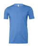 Heather Columbia Blue - BELLA + CANVAS 3001CVC - Size: 2XL