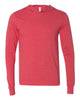 Heather Red - BELLA + CANVAS 3512 - Size: 2XL